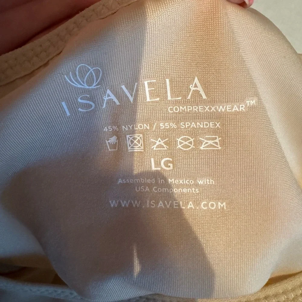 Isavela‎ Compression Vest Tank Large Pull Over No Zipper Post Surgery